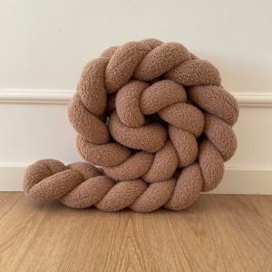 SUPEŁKOWE LOVE - OCHRANIACZ DO ŁÓŻECZKA WARKOCZ BOUCLE KARMEL