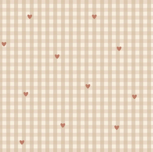 tapeta-w-kratke-i-serduszka-bezowa-dekorillo.webp