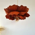 Lampa sufitowa w kolorze terakoty do pokoju dziewczynki