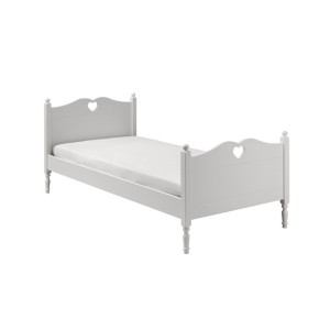 ŁÓŻKO BELLA Z SERUSZKAMI DO POKOJU DZIEWCZYNKI 200x90 cm