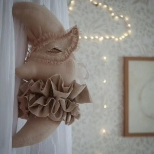 LOVE ME DECORATION - KSIĘŻYC LNIANY BEŻOWY MAGIC NIGHT