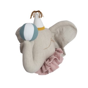 LOVE ME DECORATION - SŁOŃ CYRKOWY Z BIAŁĄ CZAPKĄ