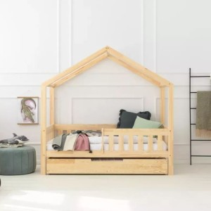 ADEKO - ŁÓŻKO DOMEK Z BARIERKĄ MODEL RMP