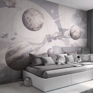 MALUMI - TAPETA DLA DZIECKA GALAKTYKA SPACE ZONE MILKY