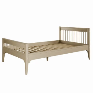 INMONDO - DREWNIANE ŁÓŻKO CARMELA 120x200 cm SZAŁWIA