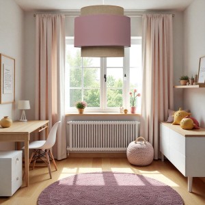 YOUNGDECO - LAMPA SUFITOWA BOHO DELIKATNY BRUDNY RÓŻ