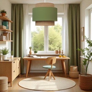 YOUNGDECO - LAMPA SUFITOWA BOHO OLIWKA