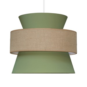 YOUNGDECO - LAMPA SUFITOWA BOHO KLEPSYDRA OLIWKA