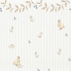 DEKORNIK - TAPETA DUCKLINGS WITH ORNAMENTS