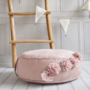 QACTUS - PUF WELUROWY FLOWER KOLORY