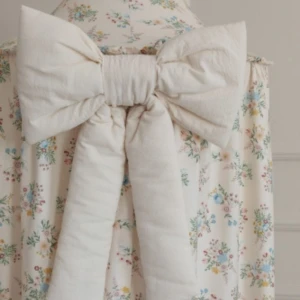 MALOMI KIDS - KOKARDA DEKORACYJNA WASHED COTTON NATURAL