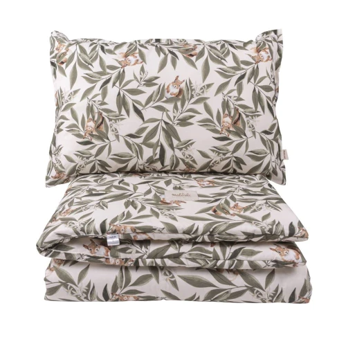 pościel dla dziecka z wypłenieniem leśny wzór .jpg