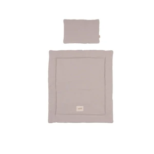 MALOMI KIDS - POŚCIEL NIEMOWLĘCA MUŚLINOWA Z WYPEŁNIENIEM GREY