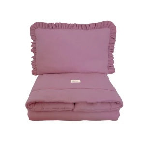 MALOMI KIDS - POŚCIEL DZIECIĘCA MUŚLINOWA Z WYPEŁNIENIEM PURPLE