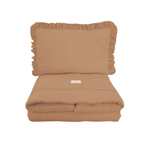 MALOMI KIDS - POŚCIEL DZIECIĘCA MUŚLINOWA Z WYPEŁNIENIEM CAMEL