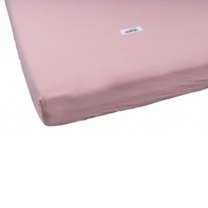 MALOMI KIDS - PRZEŚCIERADŁO WASHED COTTON DUSTY PINK