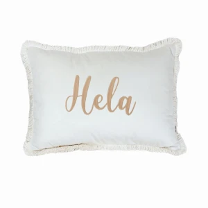 MALOMI KIDS - PODUSZKA DEKORACYJNA Z FRĘDZLAMI DELUX VANILLA CREAM
