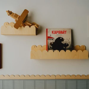 DREWNIAKOWA - DREWNIANA PÓŁKA NA KSIĄŻKI FALBANKA