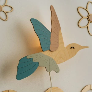 DREWNIAKOWA - LAMPKA DREWNIANA DLA DZIECI KOLIBER 