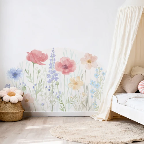 Naklejka Wiosenny Ogród - przytulne dziewczęce wnętrze