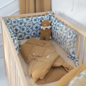 MALOMI KIDS - OCHRANIACZ DO ŁÓŻECZKA DENIM LIONS