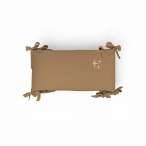 MALOMI KIDS - OCHRANIACZ DO ŁÓŻECZKA WASHED COTTON STARS CAMEL