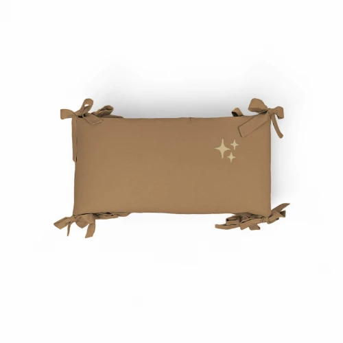 karmelowy ochraniacz do łóżeczka