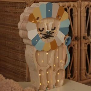 LITTLE LIGHTS - LAMPKA LEW DENIM RAINBOW  