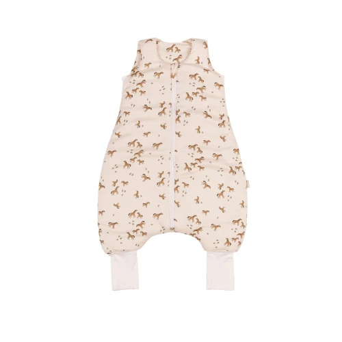 śpiworek z nogawkami dla dziecka w koniki