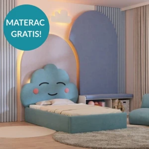 DAPPI - ŁÓŻKO TAPICEROWANE CHMURKA SKYLUX