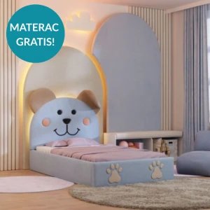 DAPPI - ŁÓŻKO TAPICEROWANE MIŚ TEDDYLUX
