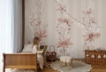 tapeta vintage kwiaty