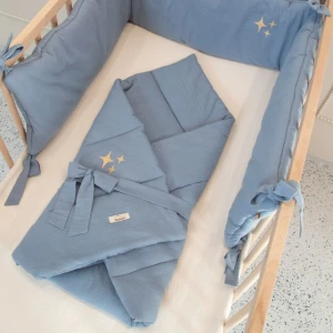 MALOMI KIDS - ROŻEK NIEMOWLĘCY WASHED COTTON DENIM