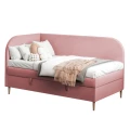 tapicerowane łóżko sofa na nóżkach