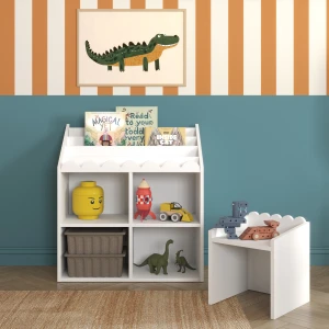 BELLAMY - REGAŁ Z BIBLIOTECZKĄ BOOK NOOK SNOW
