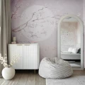 Tapeta dziecięca Magnolia Lavender
