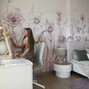 MALUMI - TAPETA DLA DZIEWCZYNKI SPRING JOY LAVENDER