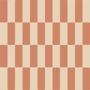 TAPETA DZIECIĘCA KLOCKI RETRO TERAKOTA - DEKORILLO