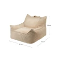 Fotel dla nastolatków Brown Sugar Club Chair