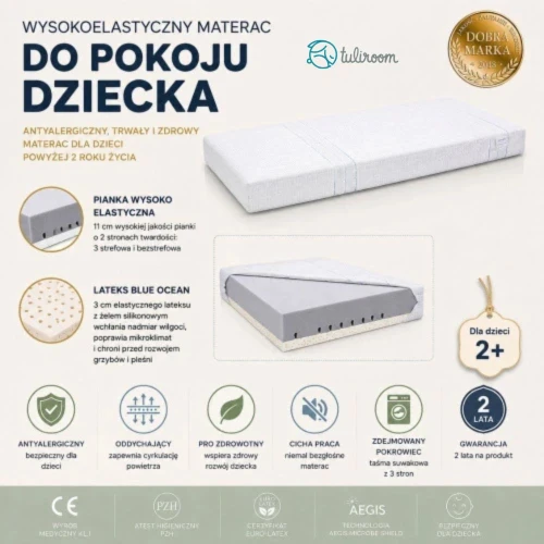 materac dla dziecka hevea snudo max