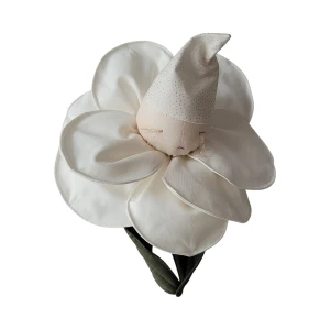 Dekoracja na ścianę do pokoju dziecka Elf w kwiatku śmietankowym – Love Me Decoration