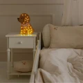 Little Lights lampka Piesek Pudel – drewniane oświetlenie dziecięce