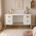 Biurko Loft białe – meble do pokoju dziecka