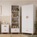 szafa dla dziecka biała loft pinewood