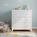 biała komoda do pokoju dziewczynki glamour