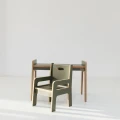 oliwkowe krzesełko dziecięce Babywood