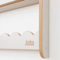 Kaszmirowa biblioteczka Wave do pokoju dziewczynki i chłopca