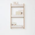 Kaszmirowa biblioteczka ścienna Wave Babywood z falbanką