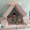 meowbaby sofa modulowa dziecięca ecru