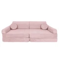 meowbaby sofa modulowa dla dziecka 8 elementow slimcord róż